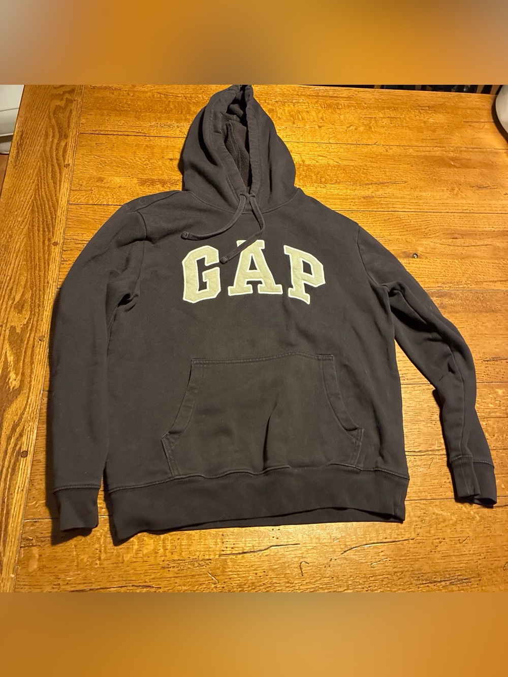 GAP  brown Hoodie with Light Lettering